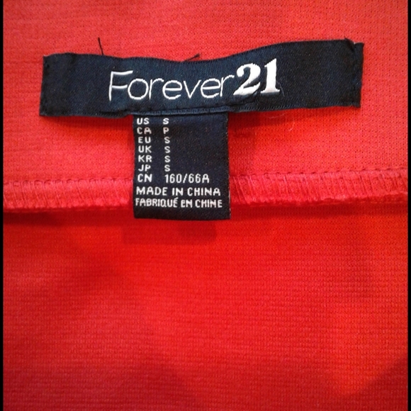 NWOT Forever 21 Dark Orange Pencil Skirt - Size Small - Picture 2 of 2